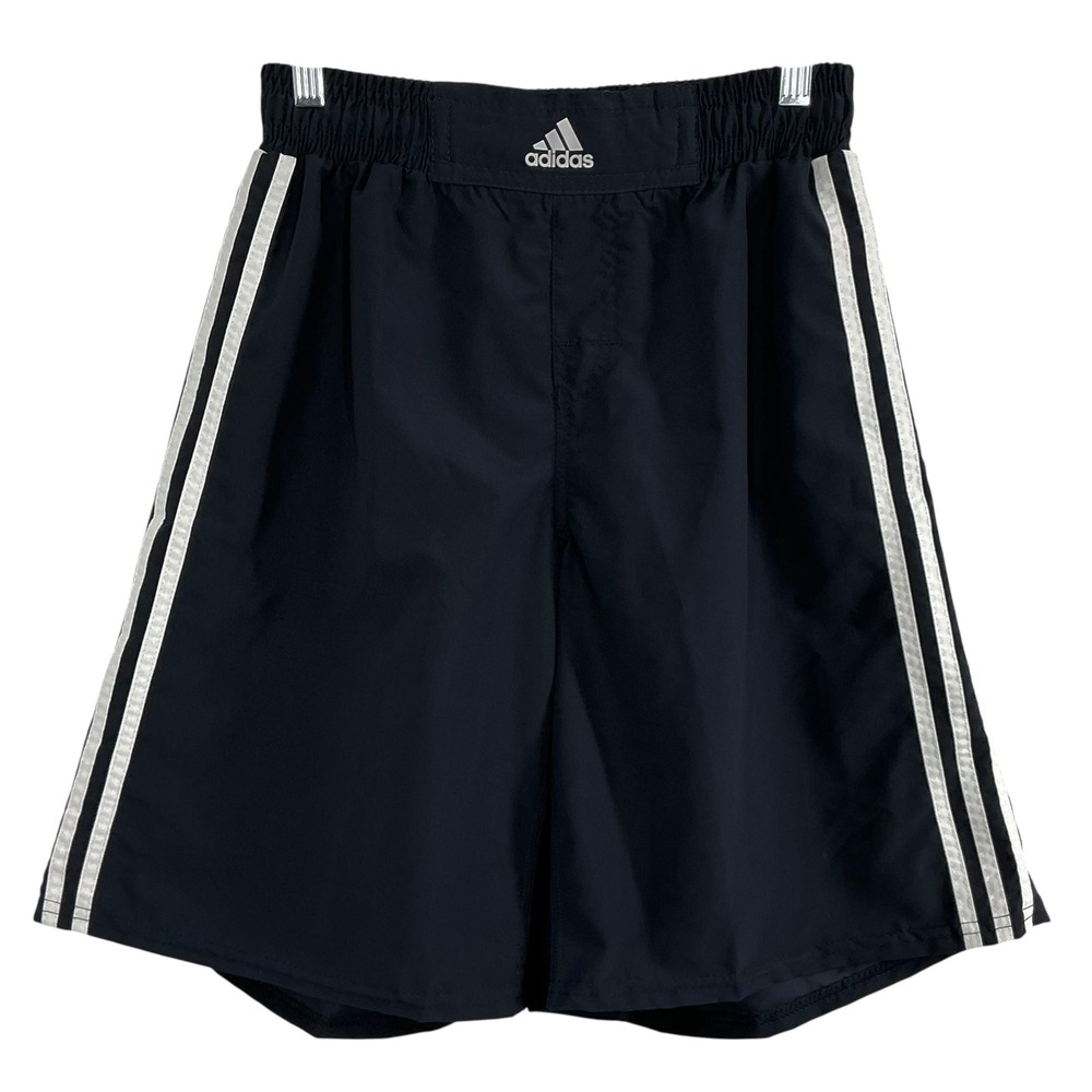 Adidas Men's Medium Navy Climalite Athletic Training Shorts 3 Stripe Gym NWOT